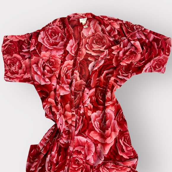 Vintage La Senza Rose Robe - Picture 3 of 8